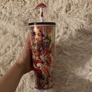 NWT Mushroom Straw Topper Starbucks Holiday 2022